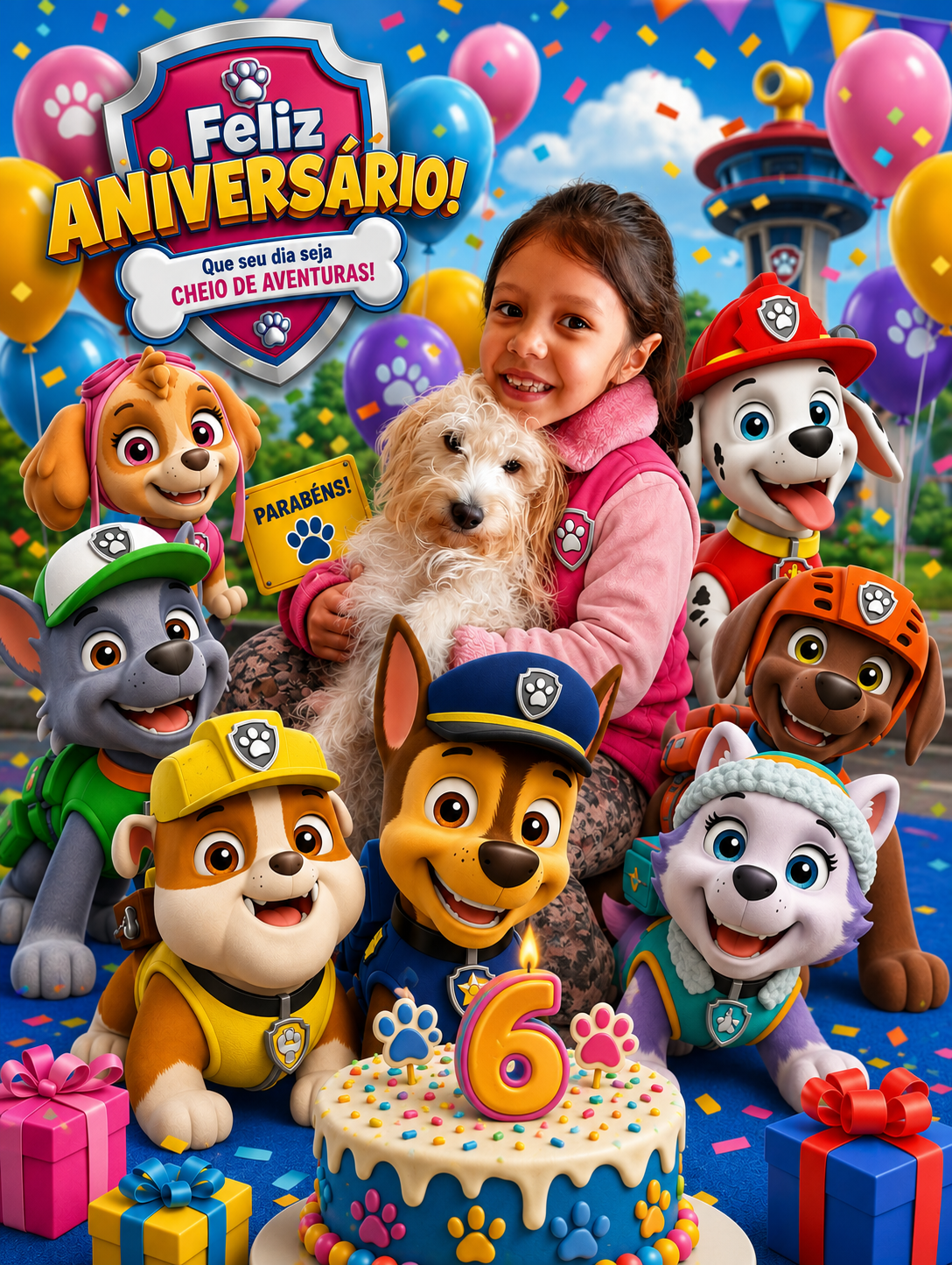Feliz Aniversário Patrulha Canina